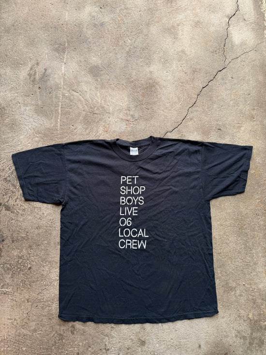 2000s Pet Shop Boys “Live 06” Local Crew T-Shirt | Size XL