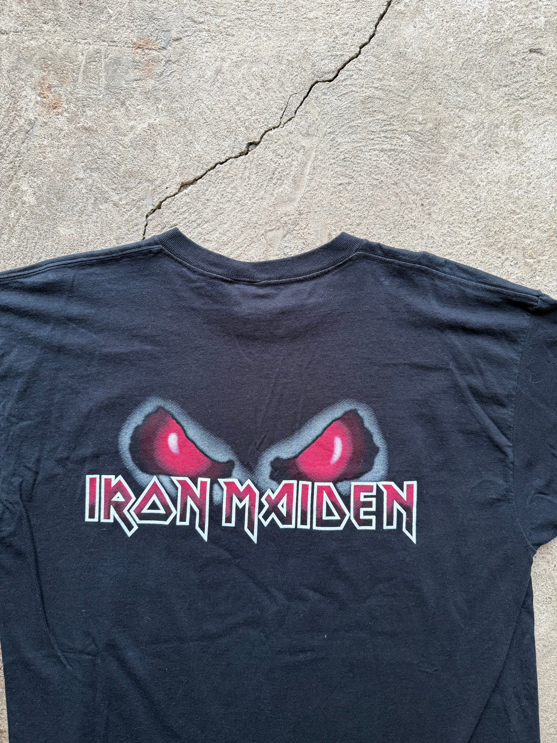 00s Iron Maiden Death on the road T-Shirt | Size XL