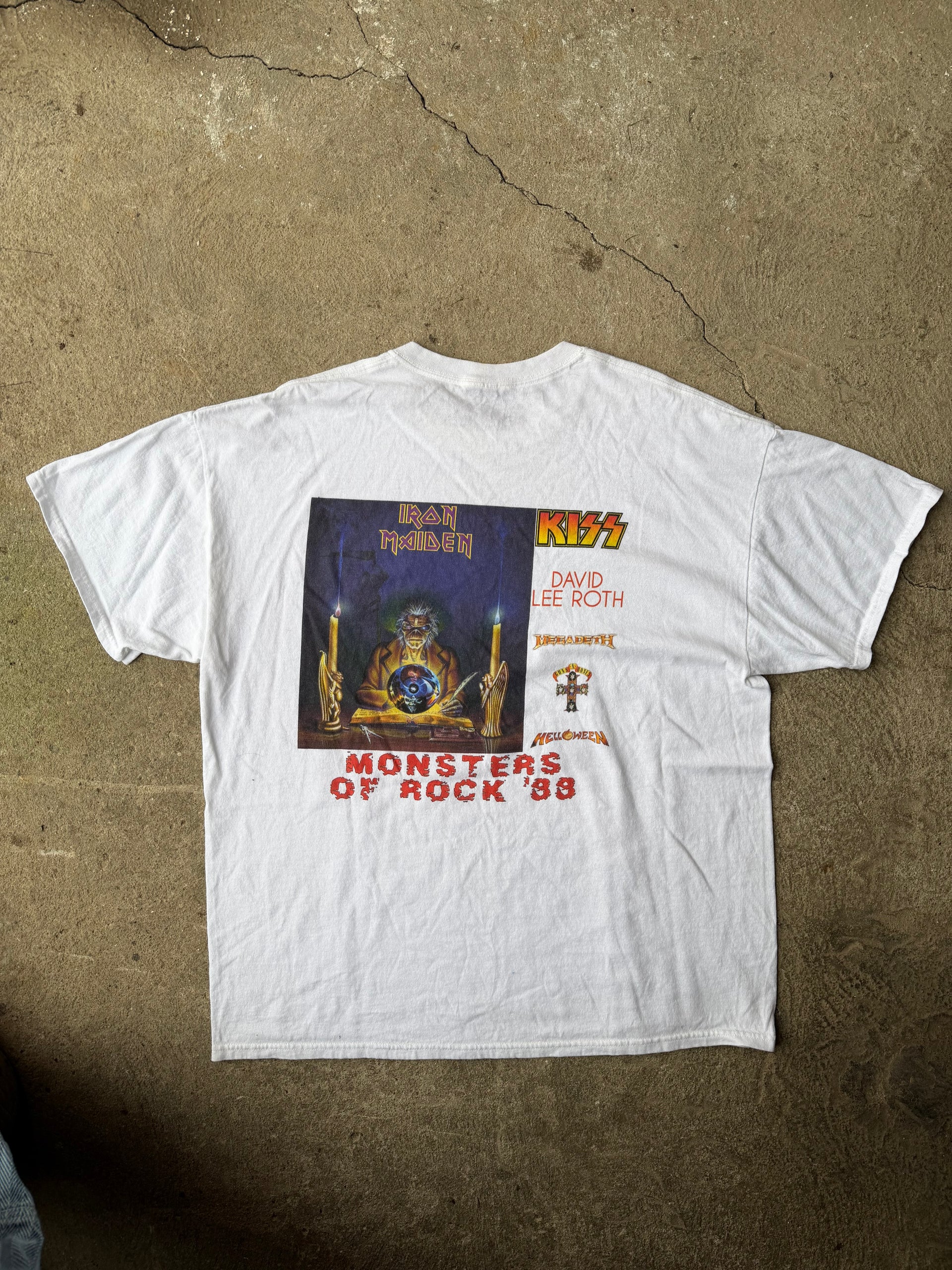 90s Iron Maiden Monsters of Rock ’99 Tour T-Shirt | Size XL