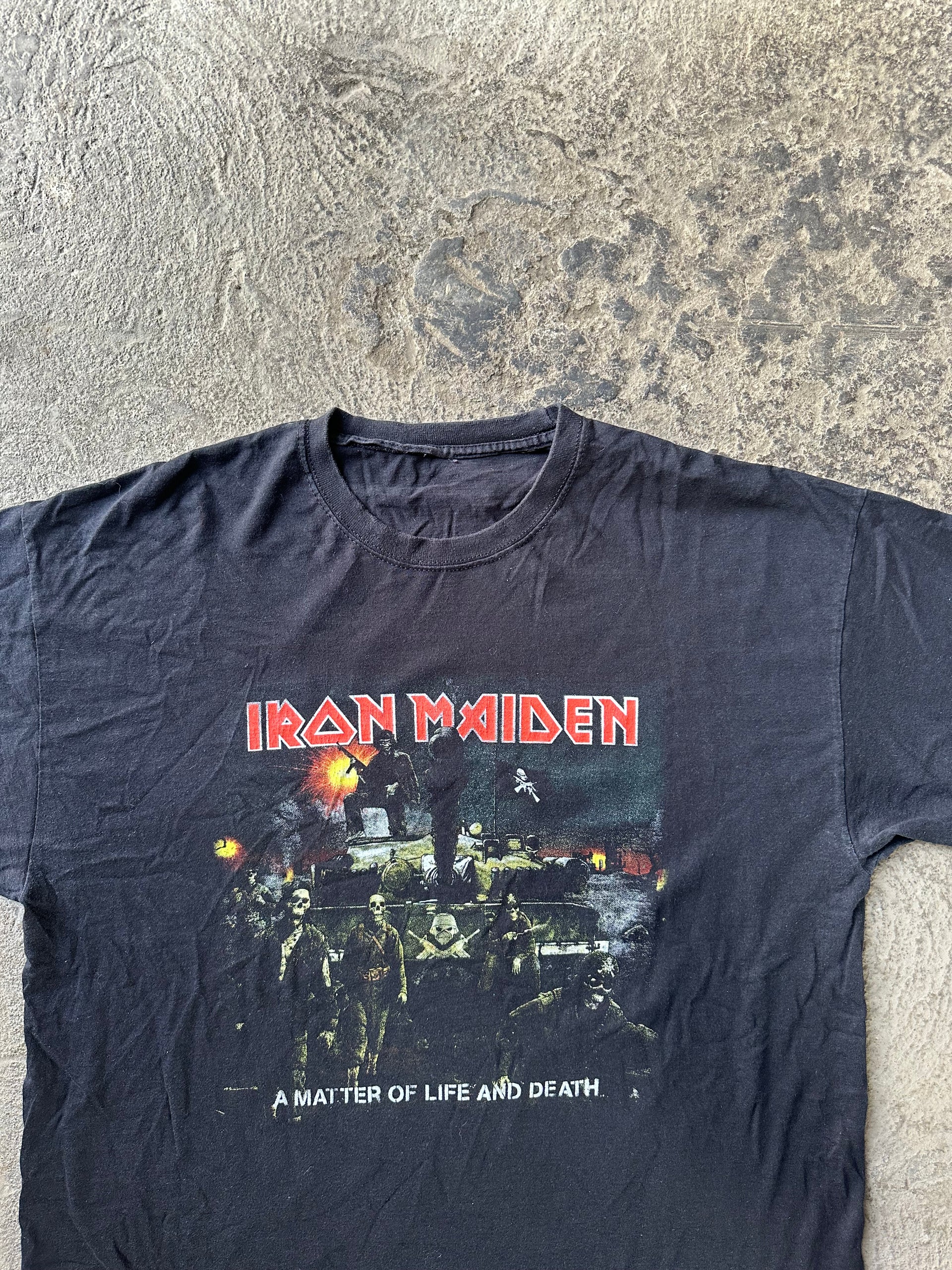 Iron Maiden A Matter of Life and Death Tour 2006 Vintage Tee | Size XL