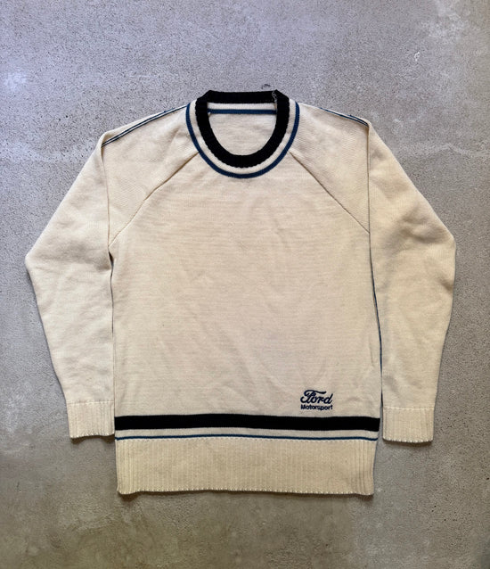 90s Ford Motorsport Knitted Sweater | Size L