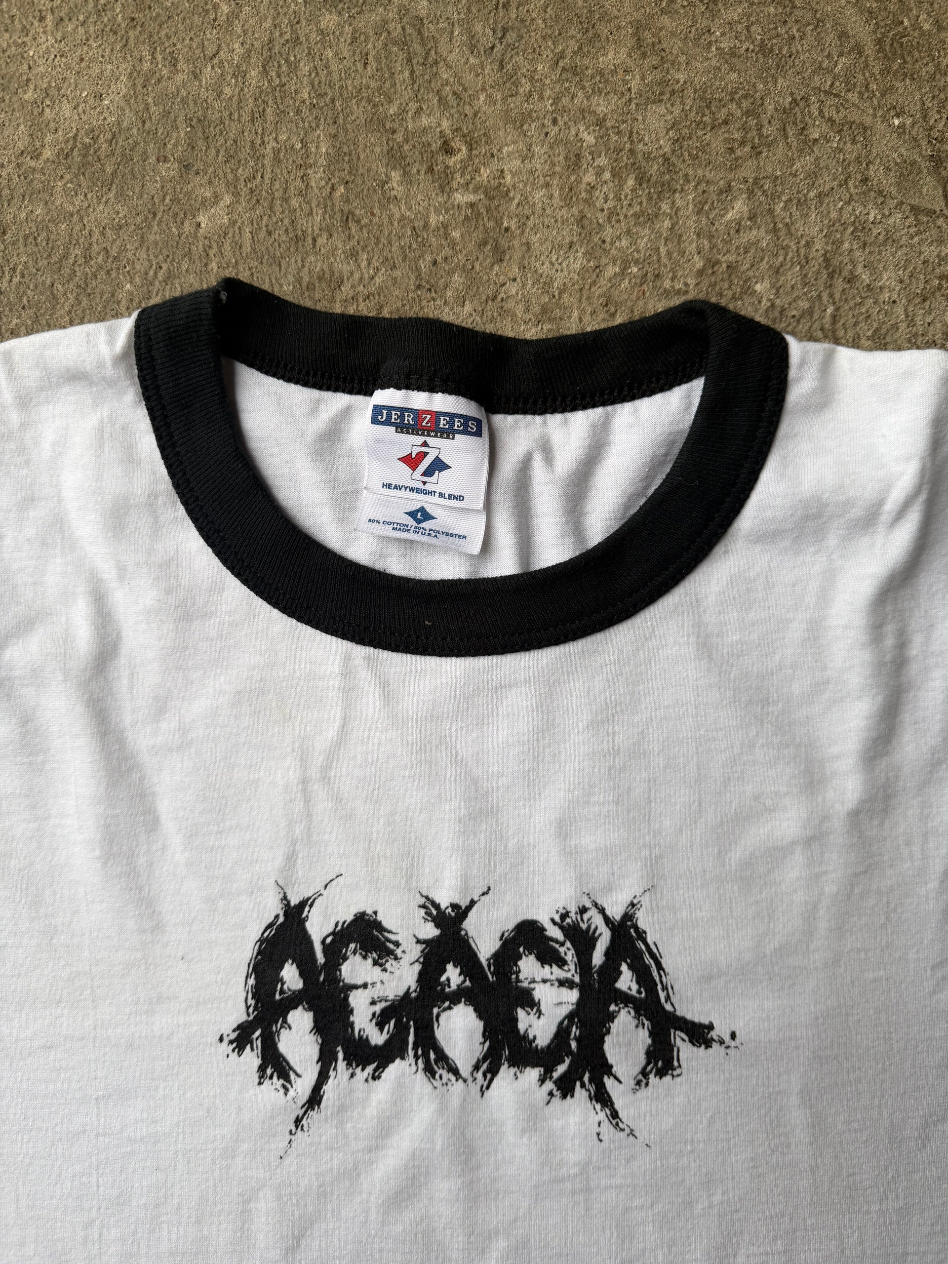 00s Agoraphobic Nosebleed Ringer Tee | Size L