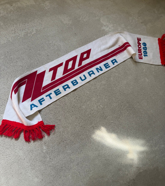 80s ZZ Top Afterburner Europe 1986 Scarf