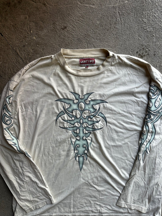 Y2K Tribal Airbrush Vintage Longsleeve  Early 2000s Relic | Size XXL