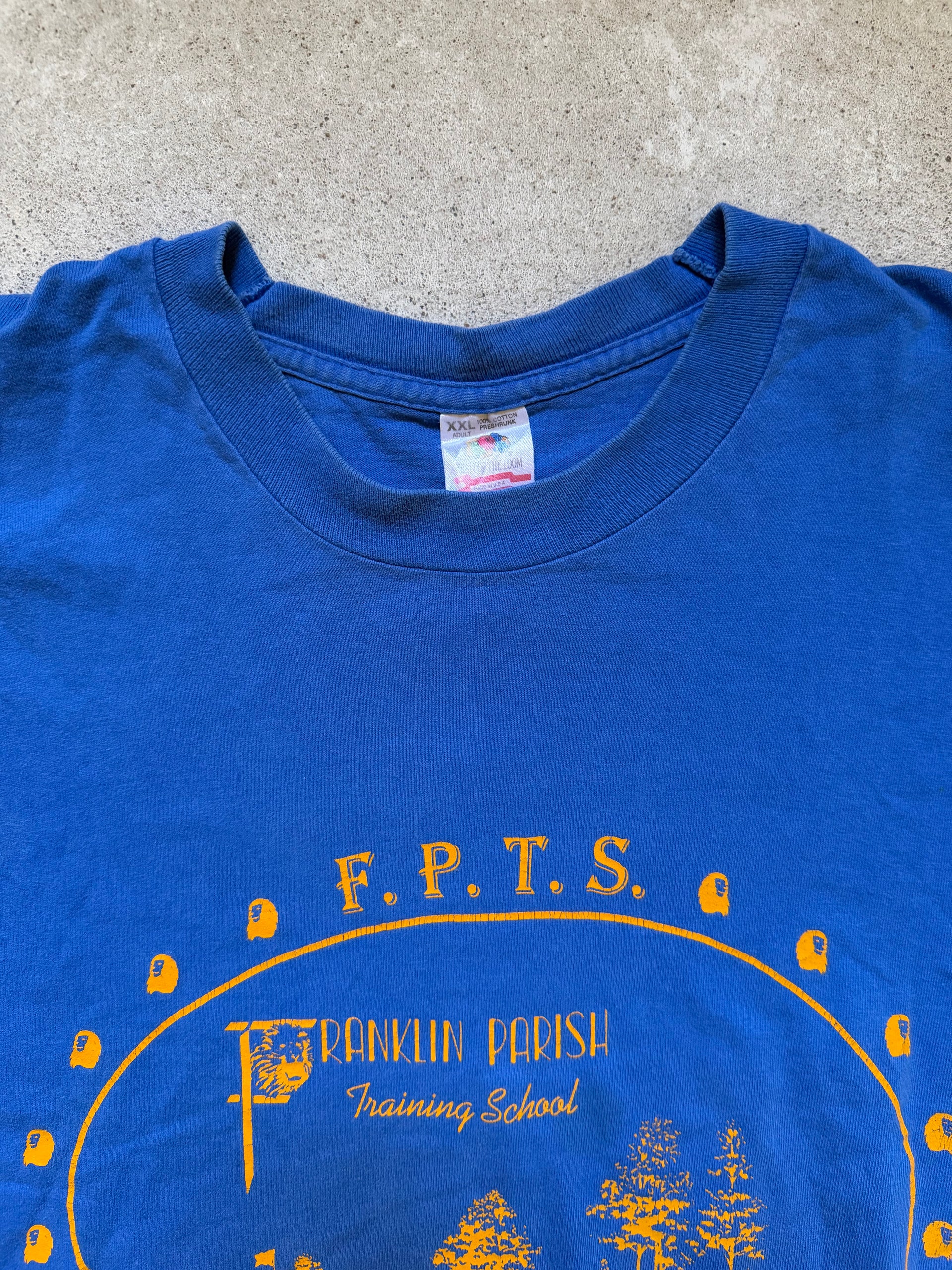 90s Franklin Parish Training School Tee| Size XXL