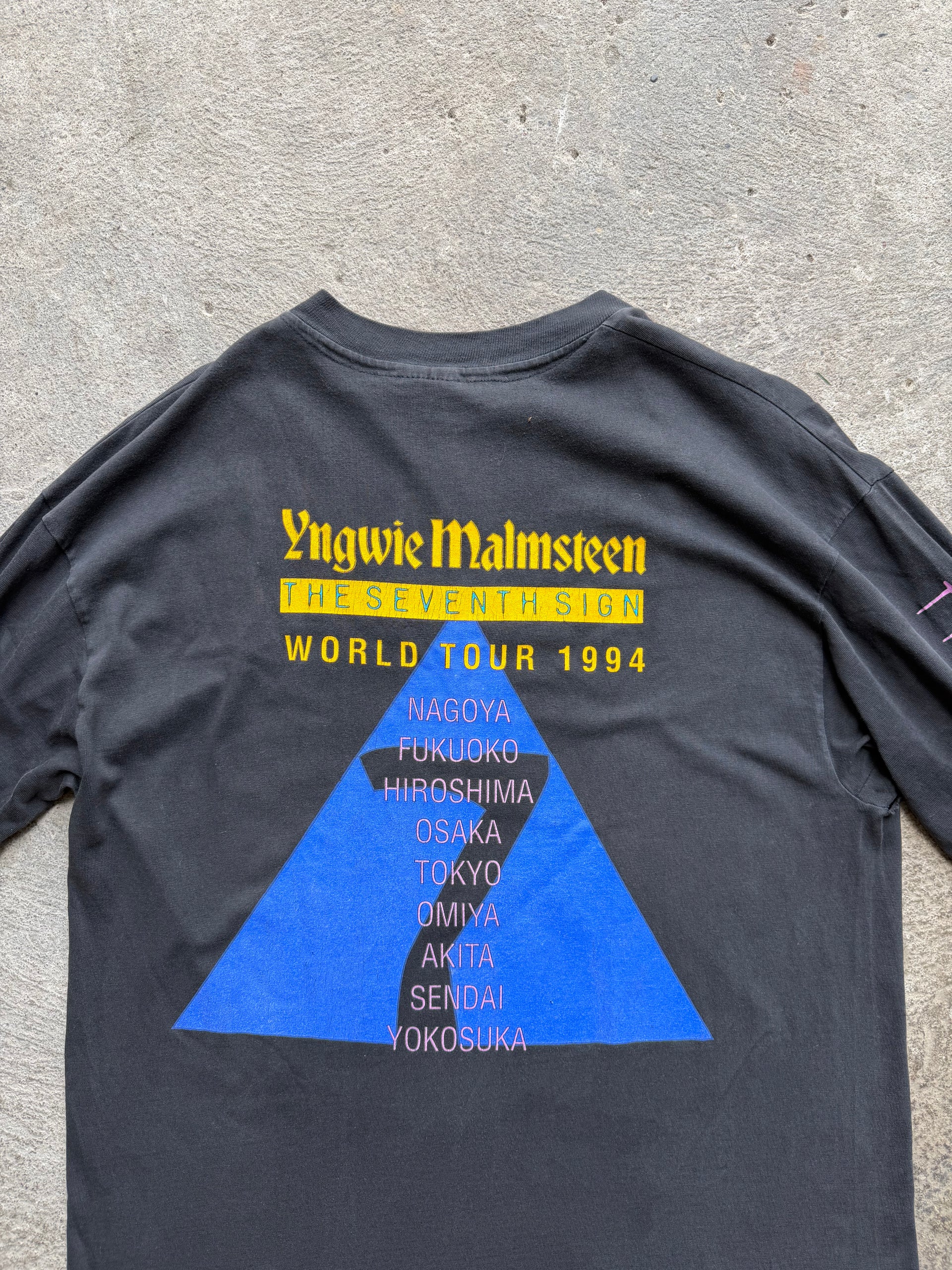 Yngwie Malmsteen The Seventh Sign World Tour 1994 Longsleeve | Size L