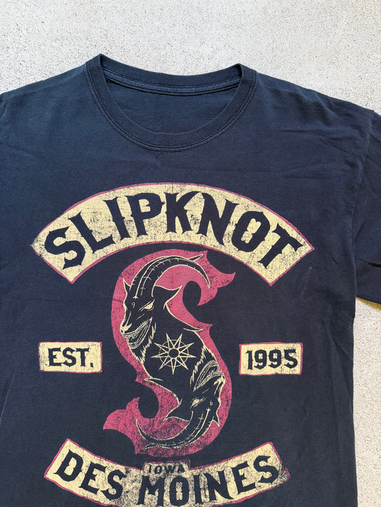2010s Slipknot Des Moines Double Print T-Shirt | Size L