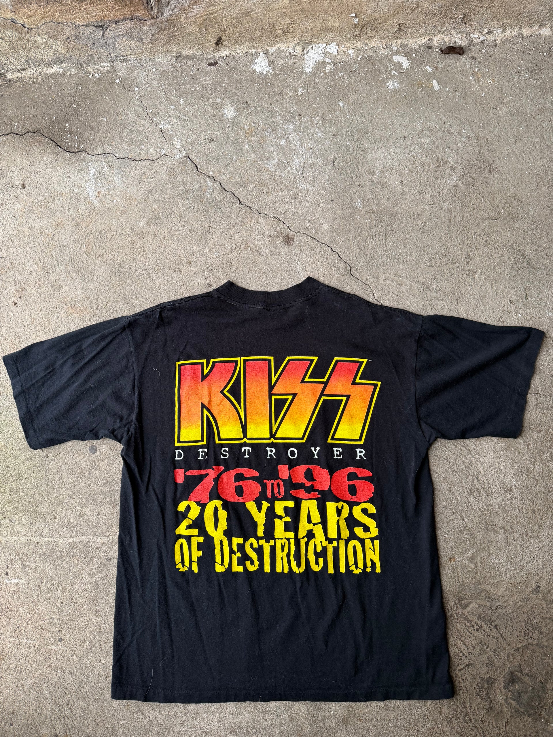 90s KISS Destroyer “76–96” Vintage T-Shirt | | XL