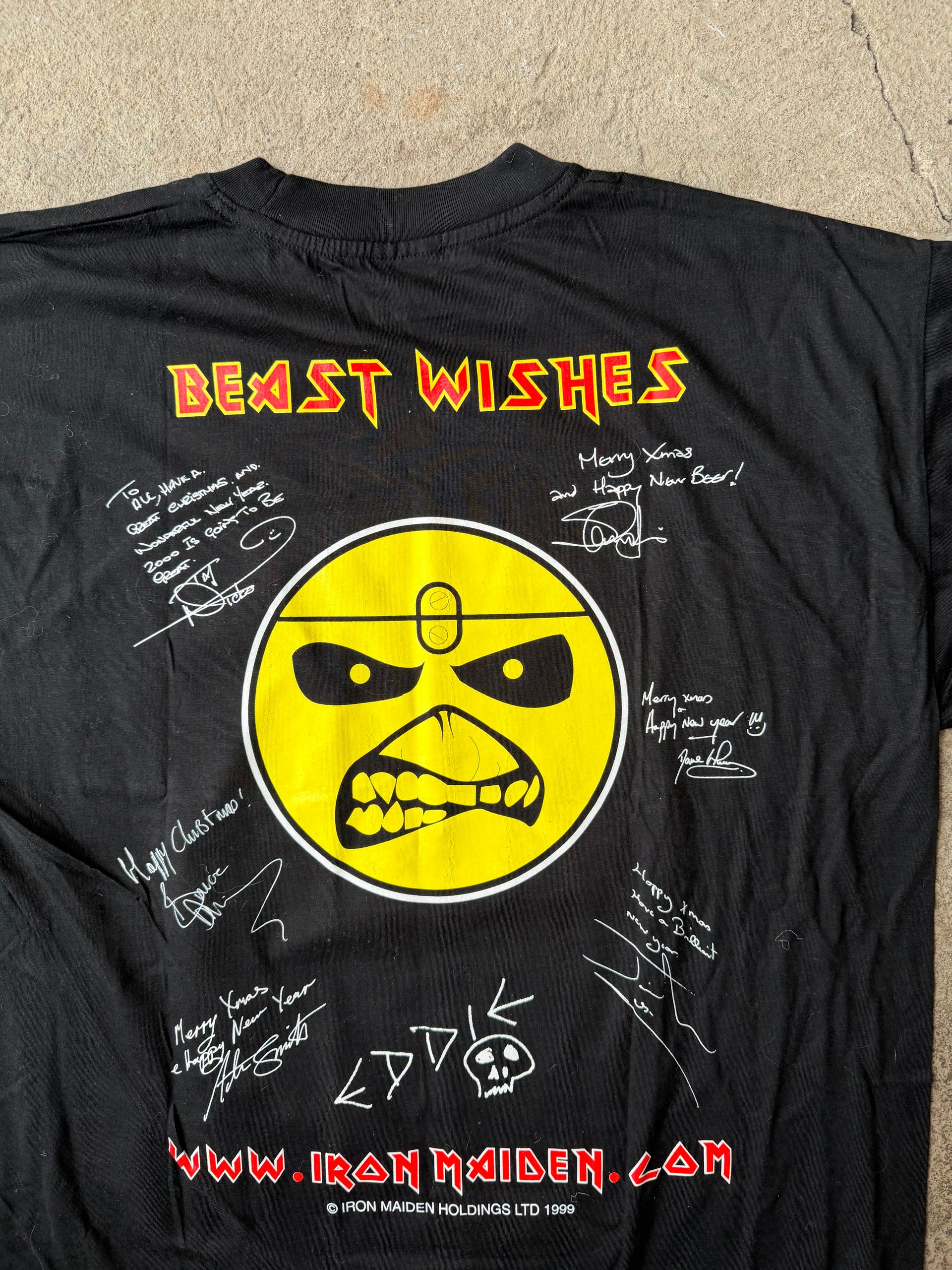 90s Iron Maiden “No, Bill!” Beast Wishes Tee | Size XXL