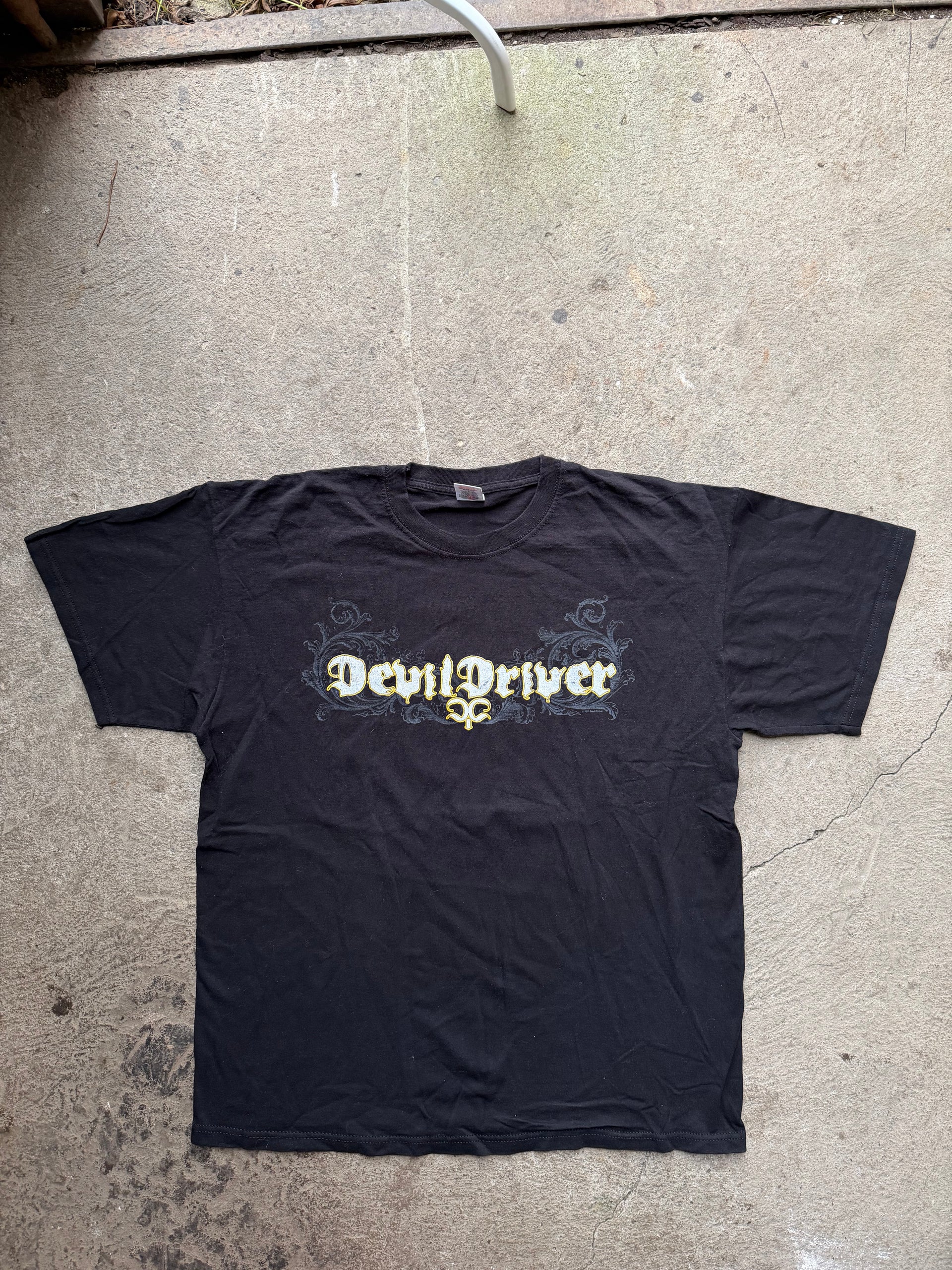 2010s DevilDriver Graphic T-Shirt | Size XL