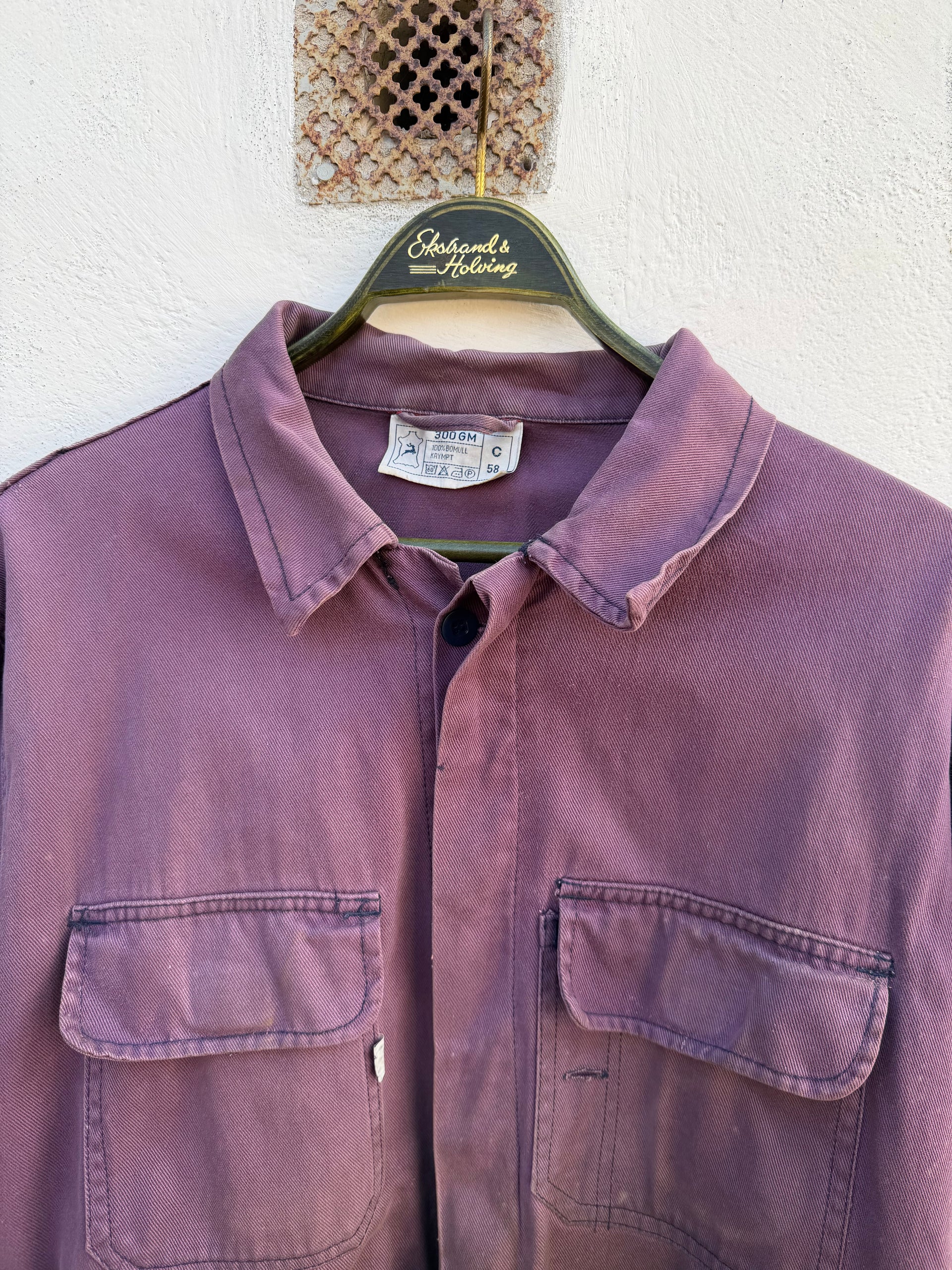 70s Faded Workwear Jacket | Size L