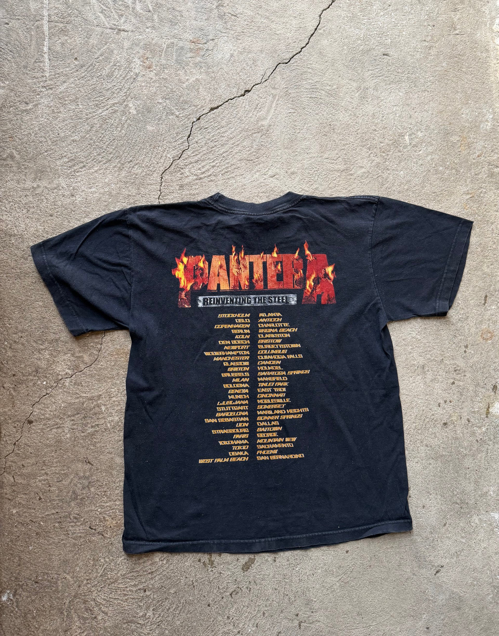 00s Pantera Reinventing The Steel Tour T-Shirt | Size L