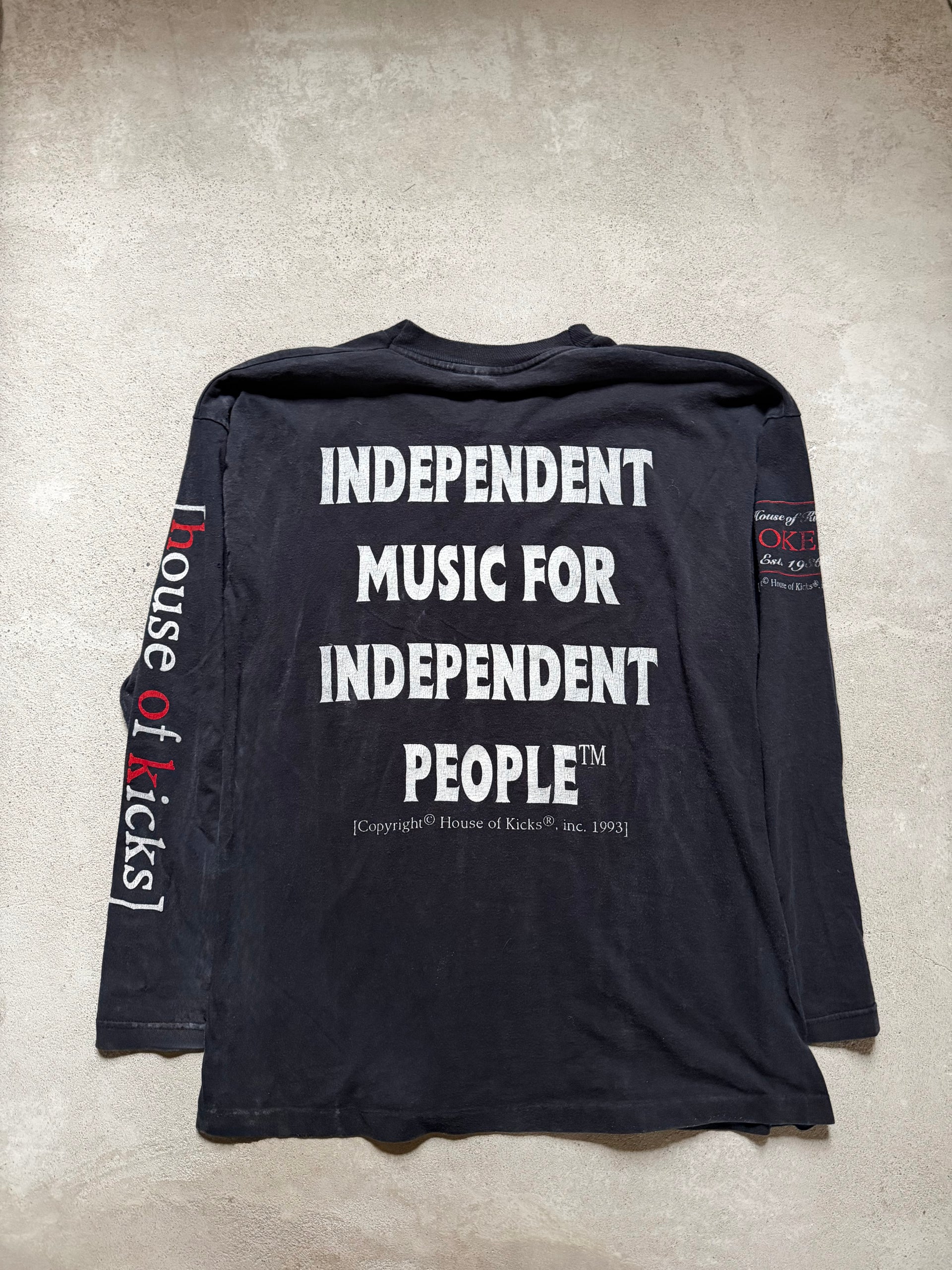 90s House of Kicks “Independent Music” Longsleeve | Size XL