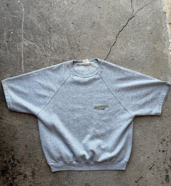 80s Raglan Short Sleeve Sweatshirt | Size M