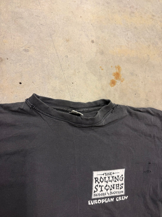90s The Rolling Stones Bridges to Babylon Crew Tee | Size XL