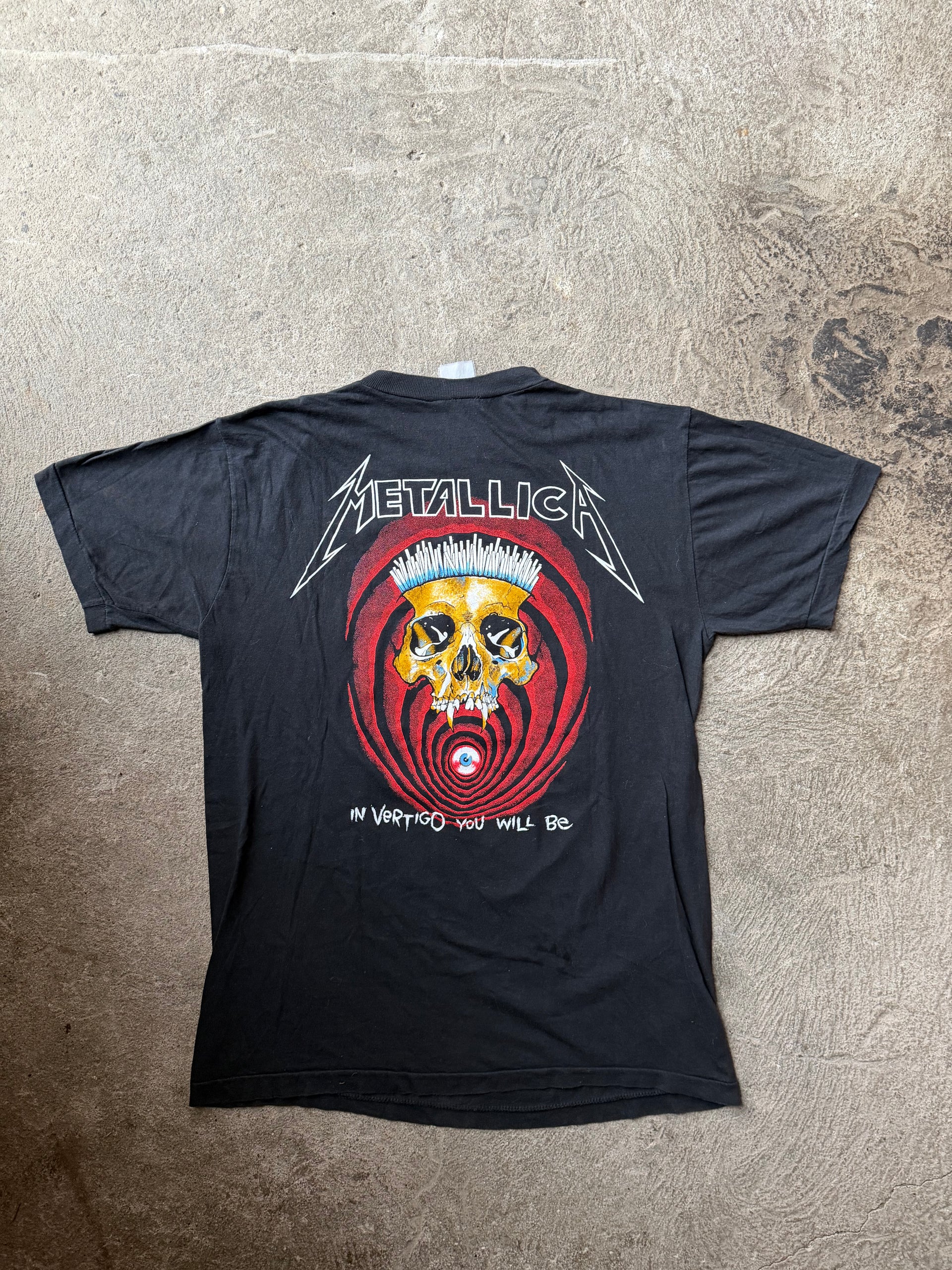 80s Metallica Shortest Straw 1988 Double Sided Tee | Size L