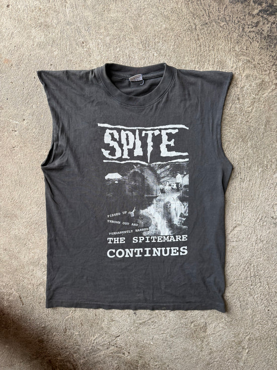 90s Spite The Spitemare Continues Punk Tee | Size L