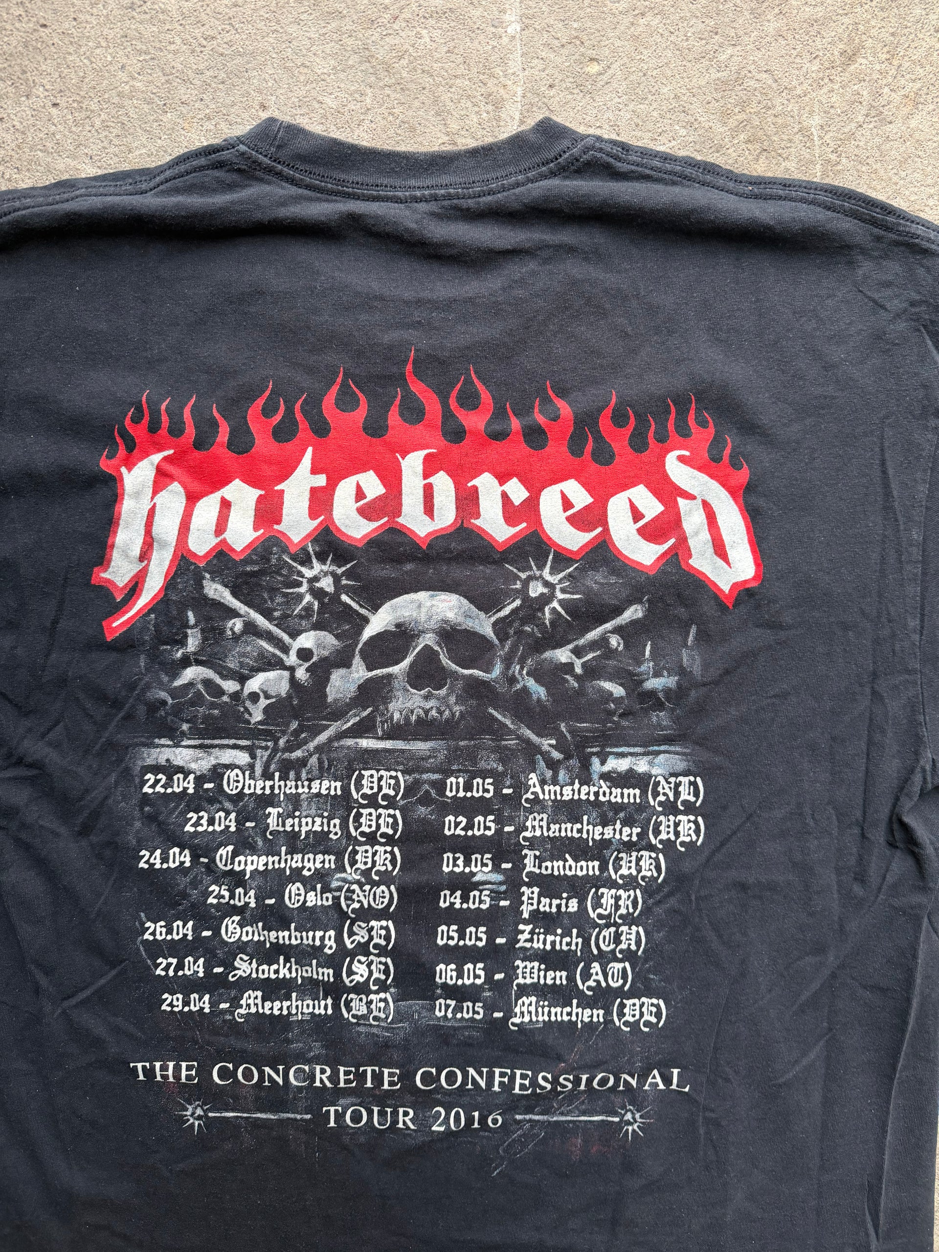 Hatebreed “The Concrete Confessional” Tour T-Shirt | Size XL