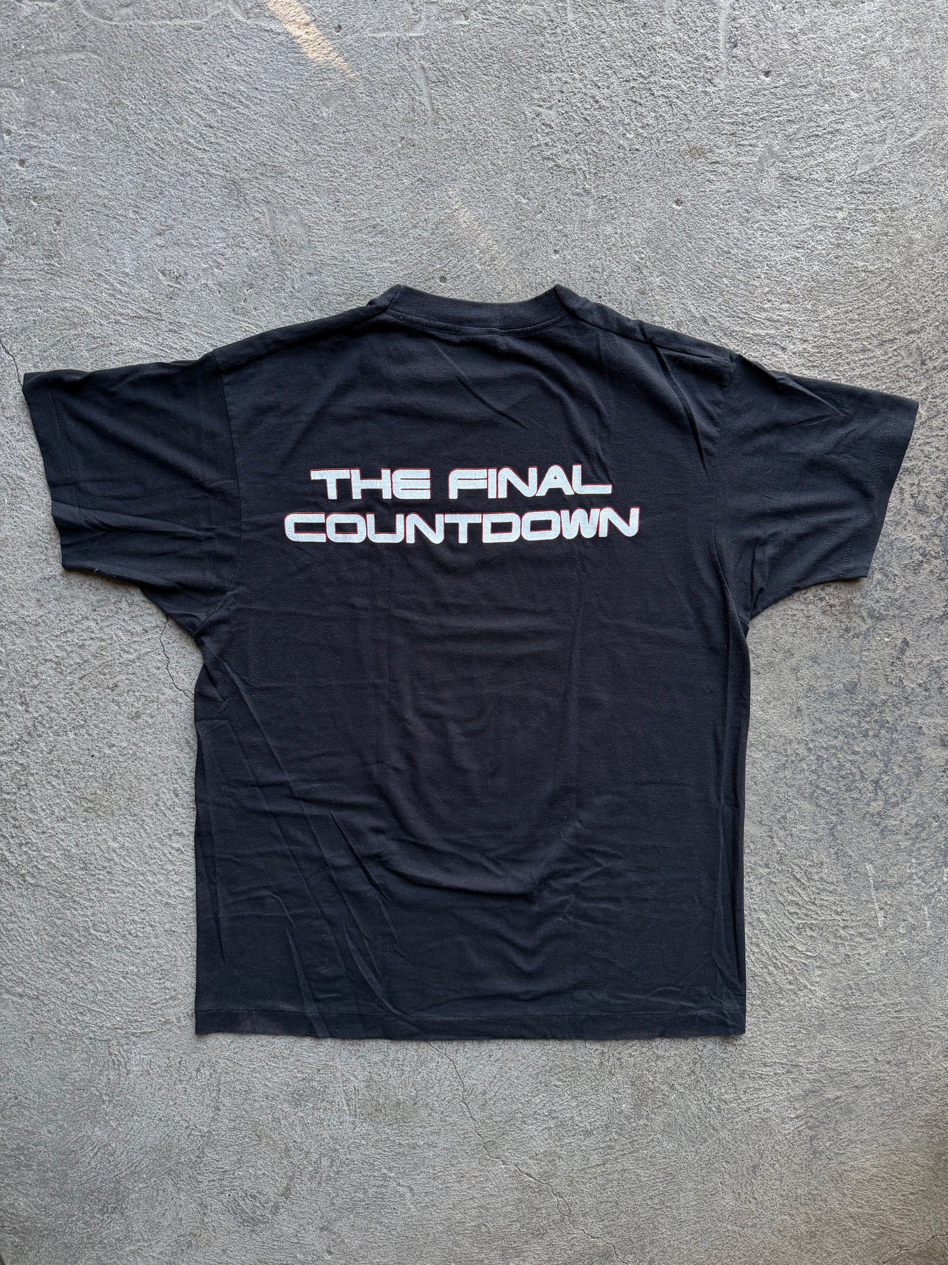 Europe The Final Countdown 80s Vintage Tour Tee | Size L