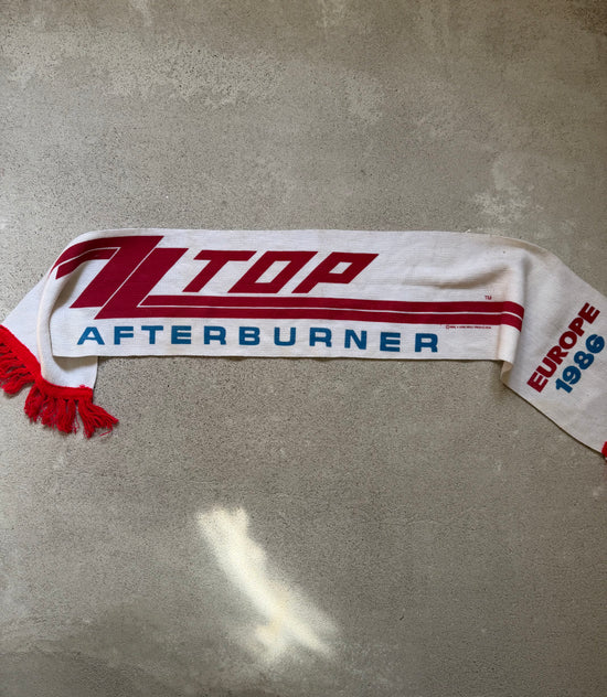 80s ZZ Top Afterburner Europe 1986 Scarf