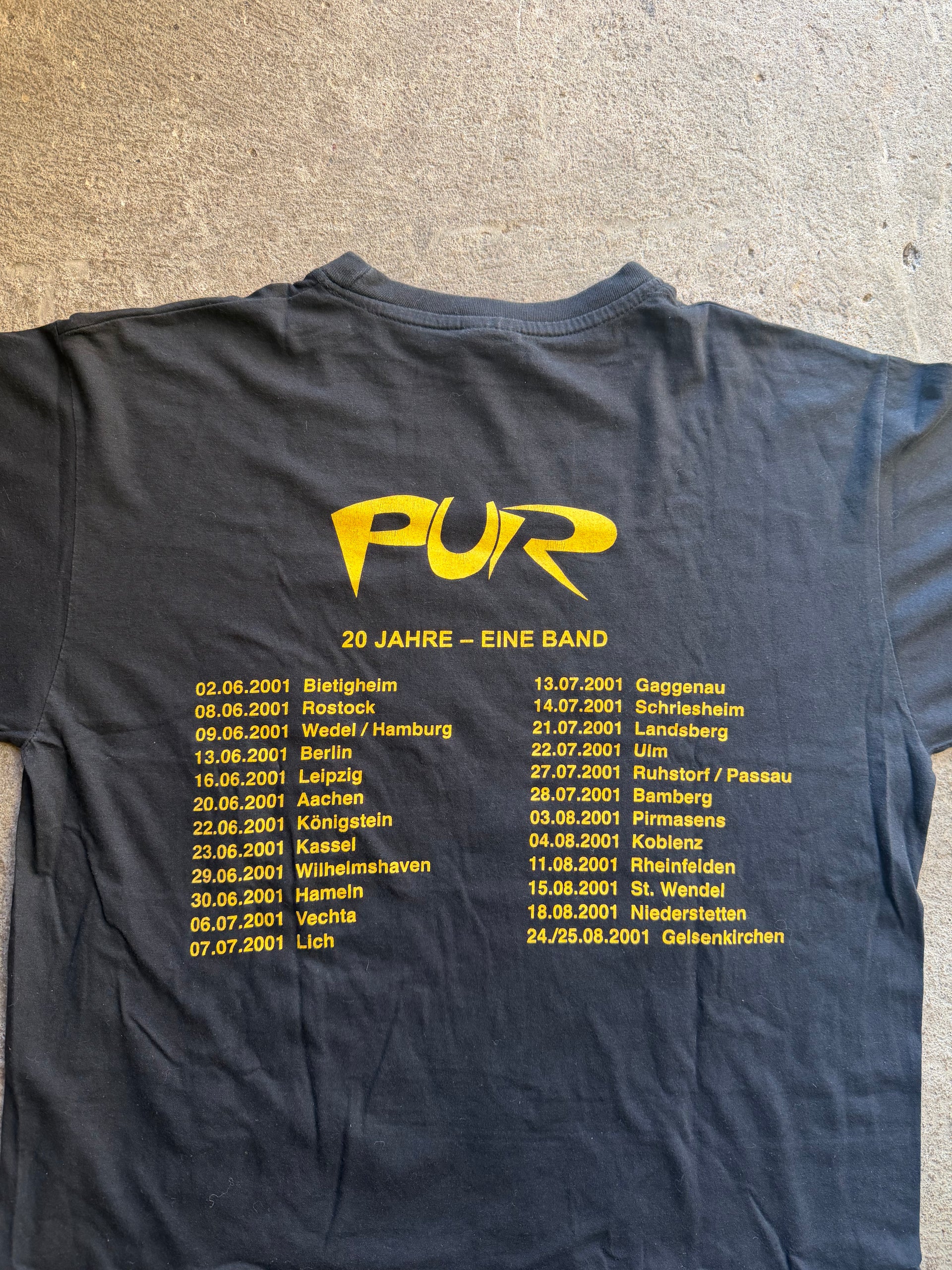 00s PUR Eine Band” Tour Tee 2001| Size M