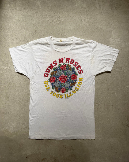 90s Guns N’ Roses Use Your Illusion 1991 Tee | L