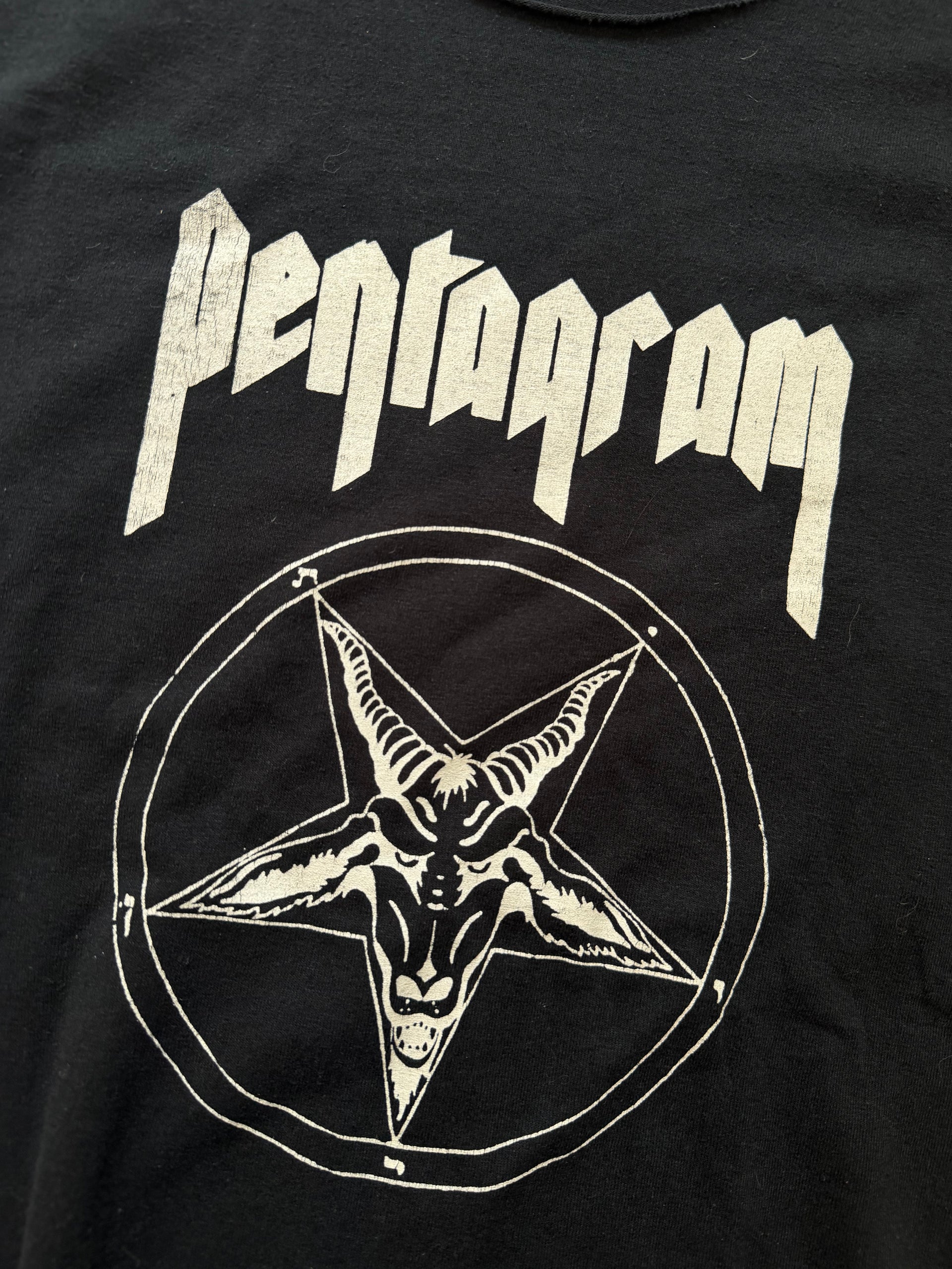 2000s Pentagram Baphomet Tee | Size M