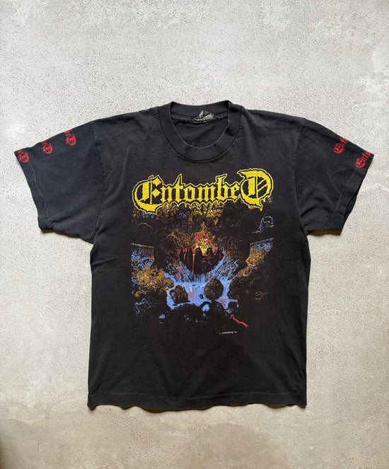 90s Entombed Clandestine 1991 Tee | Size L
