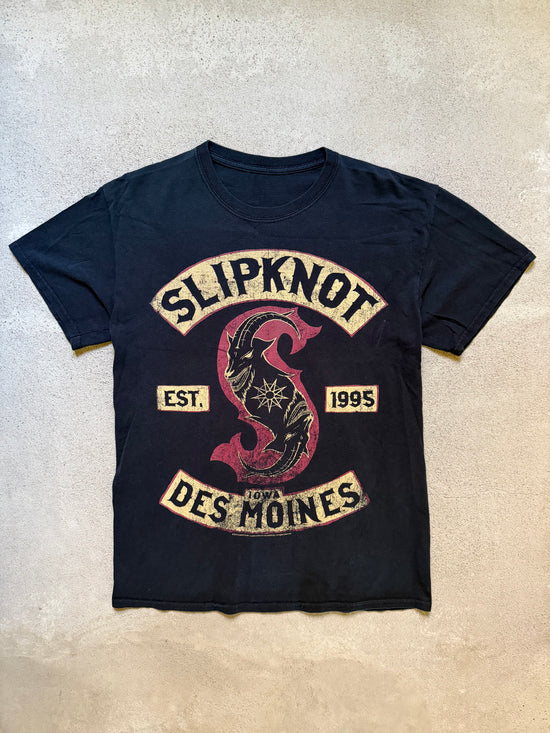 2010s Slipknot Des Moines Double Print T-Shirt | Size L
