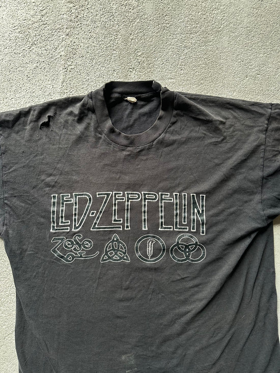 Led Zeppelin Stairway to Heaven 80s Vintage Tee| Size L