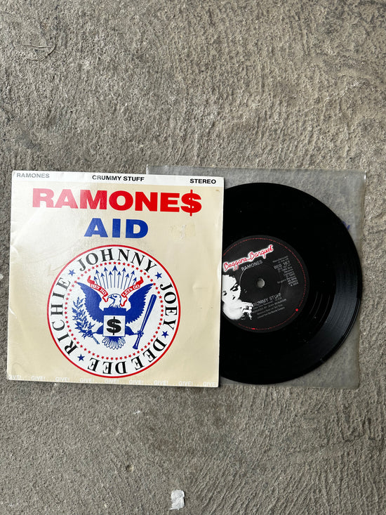 Ramones – Crummy Stuff / Something to Believe In 7” Vinyl (1985)