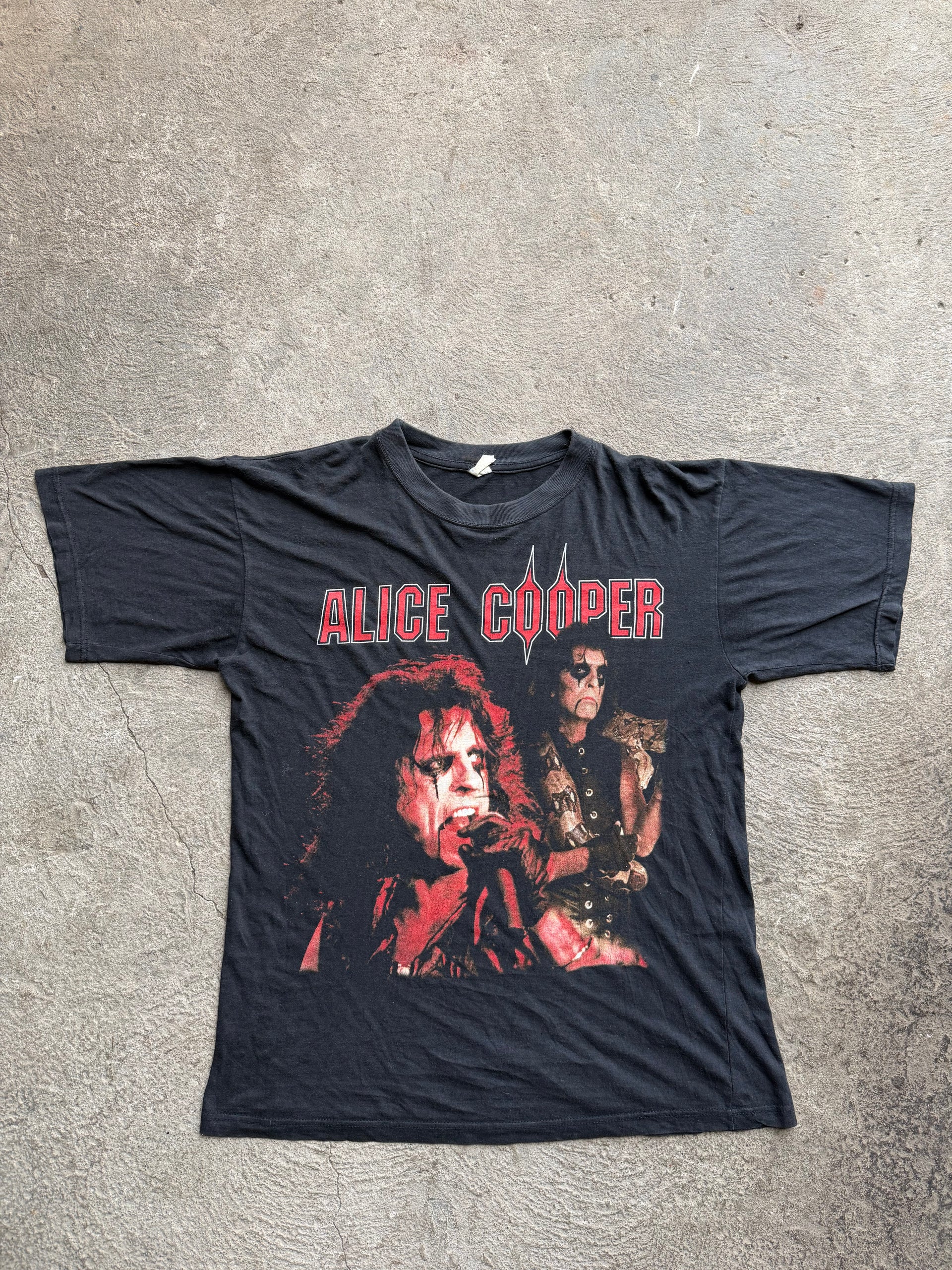 00s Alice Cooper European Tour 2001 Vintage Tee | Size L