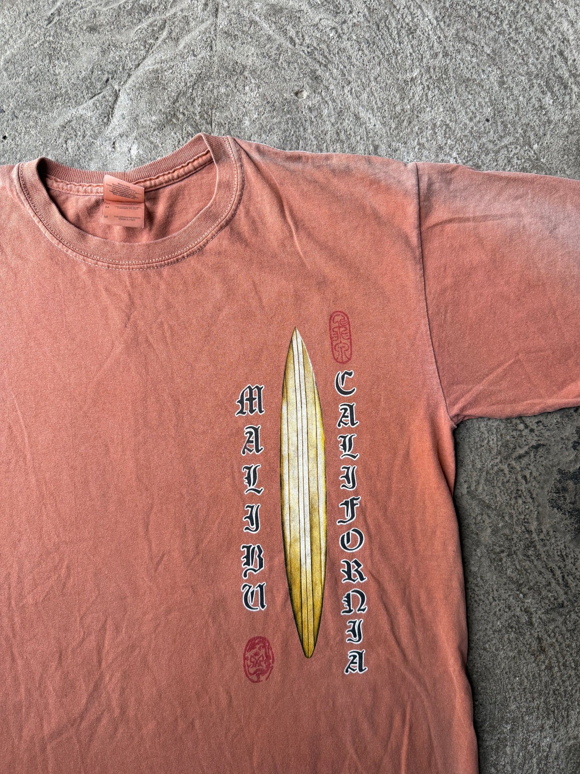 00s Malibu California Dragon Surf Tee | Size M