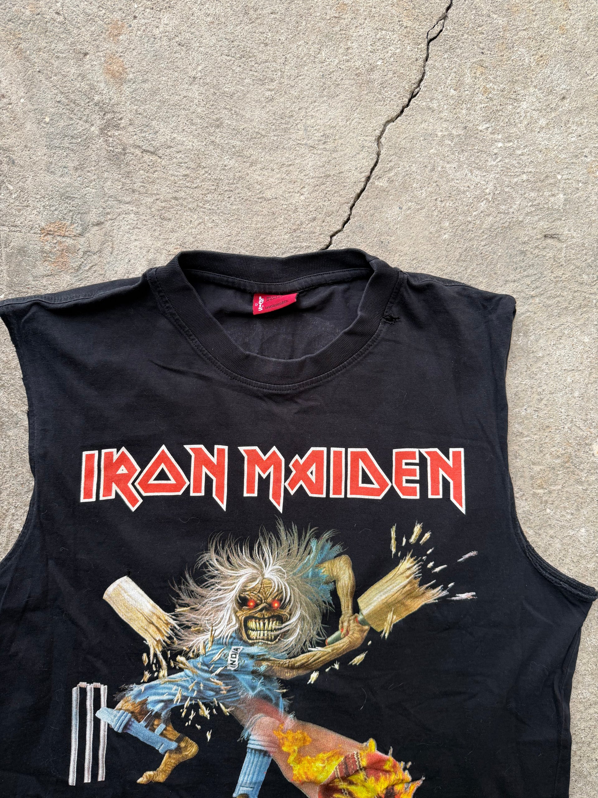 2000s Iron Maiden India 2007 Levi’s Sleeveless Tee | Size XL