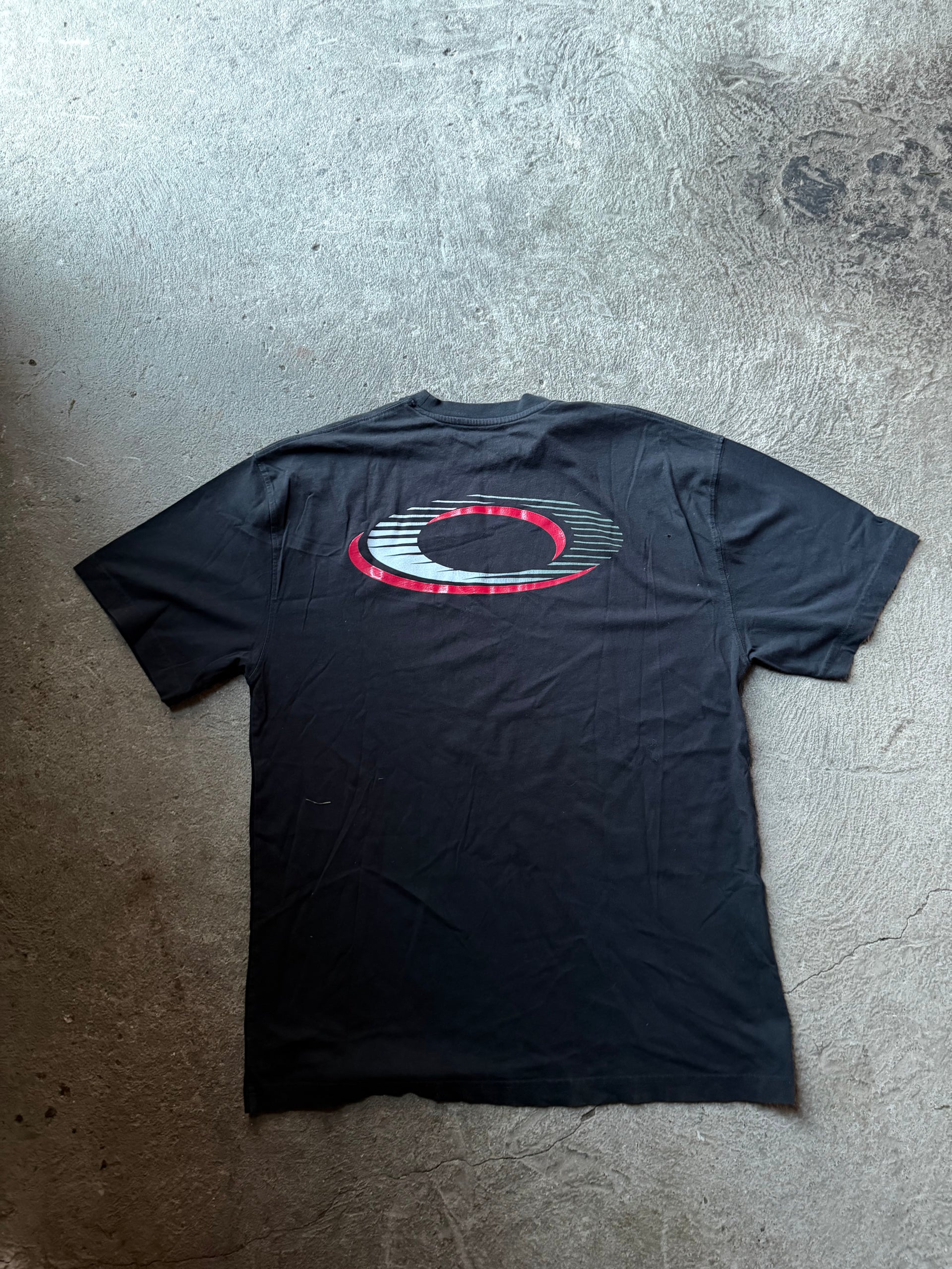2010s Oakley Racing Logo Tee | Size XL