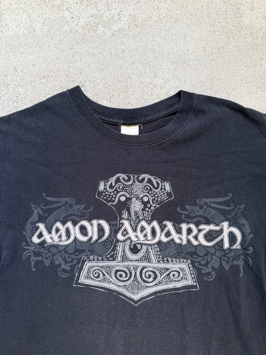 2000s Amon Amarth Double Print T-Shirt | Size L