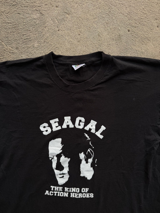 00s Vintage Steven Seagal The King of Action Heroes Tee| Size L