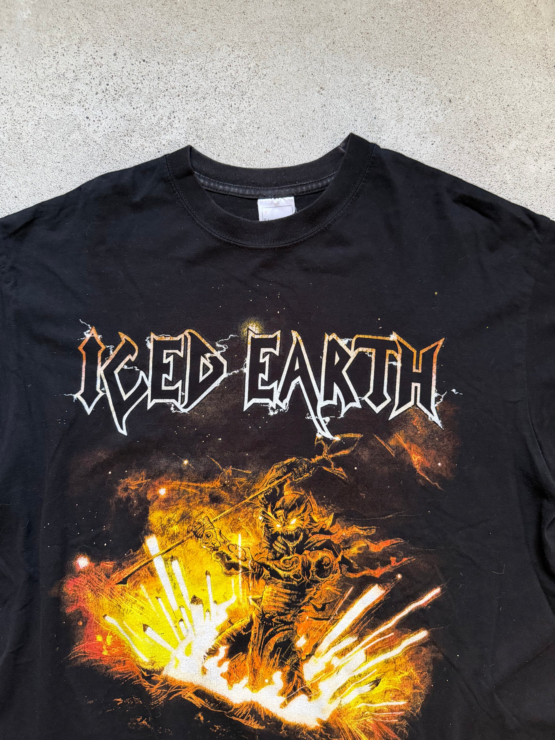 2000s Iced Earth Graphic Tee Double Sided | Size M