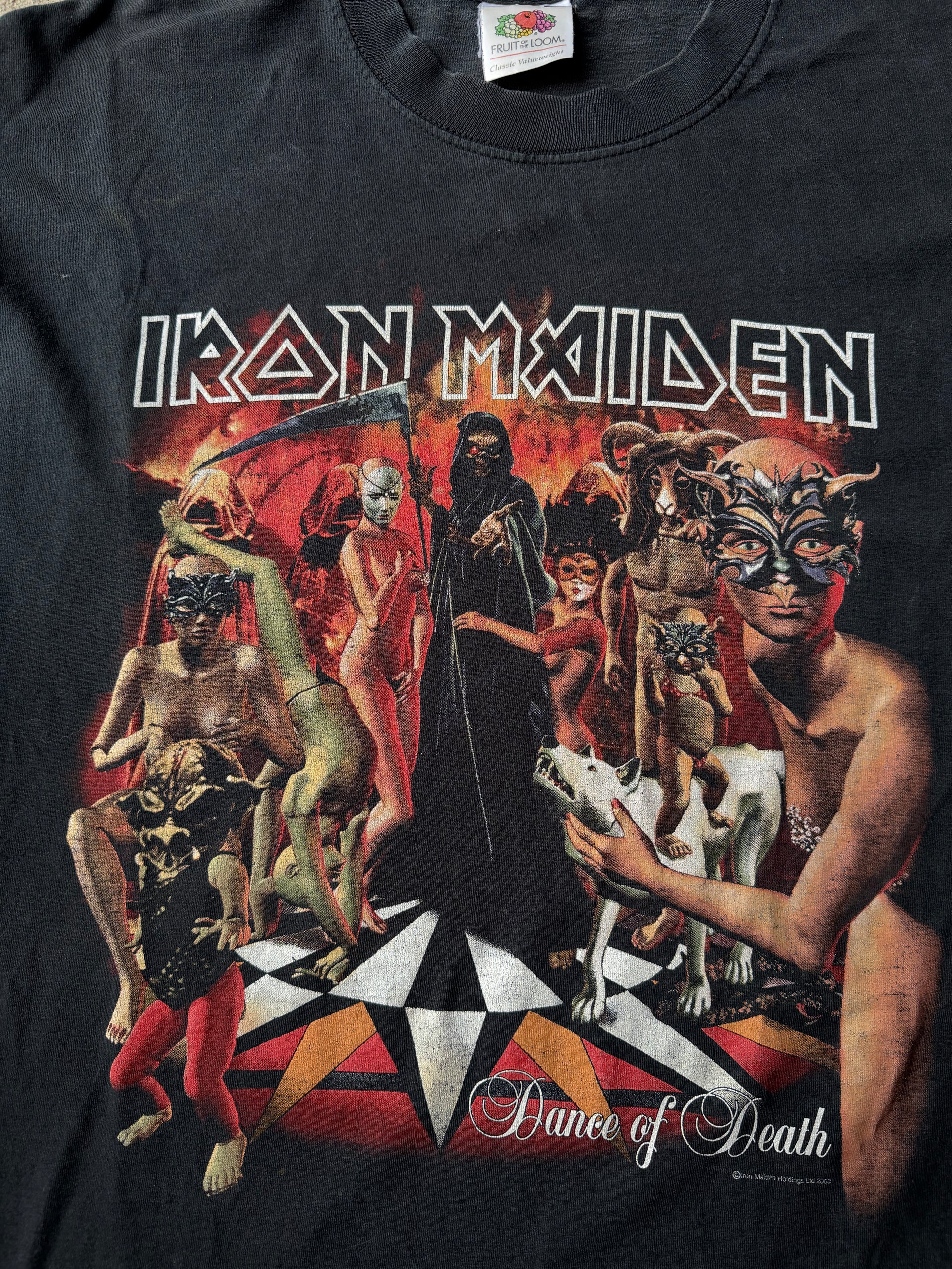 00s Iron Maiden “Dance of Death” Tour T-Shirt | Size XL