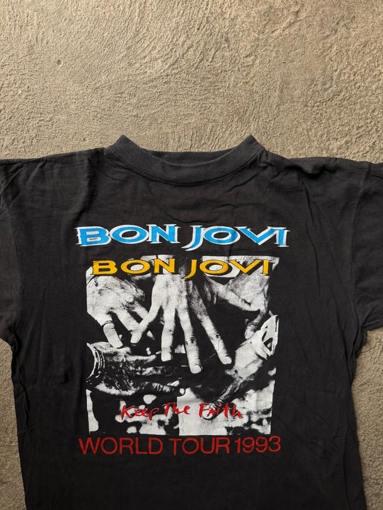Bon Jovi Keep the Faith World Tour 1993 Vintage Tee | Size L