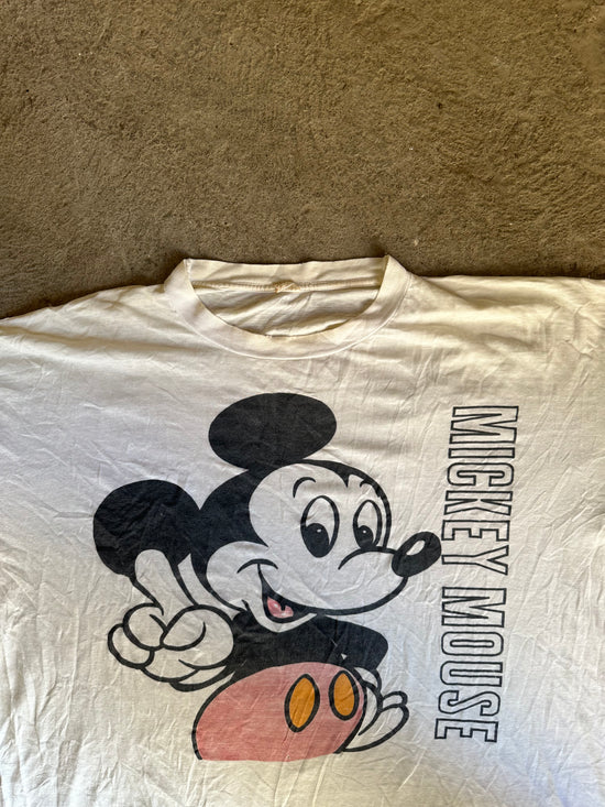 Vintage Mickey Mouse Bootleg Tee | Size XL