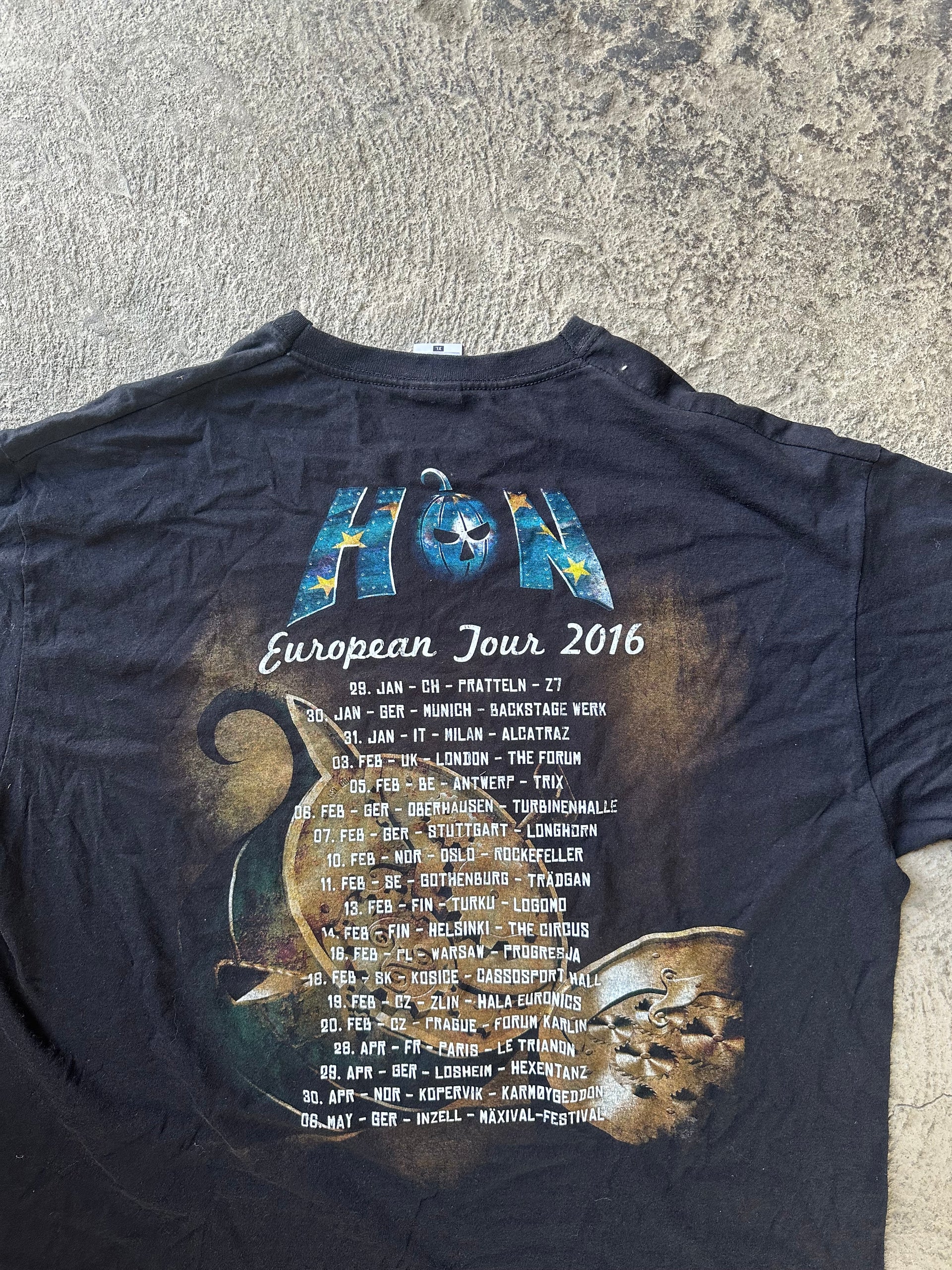 Helloween 30th Anniversary European Tour 2016 Tee | Size XL