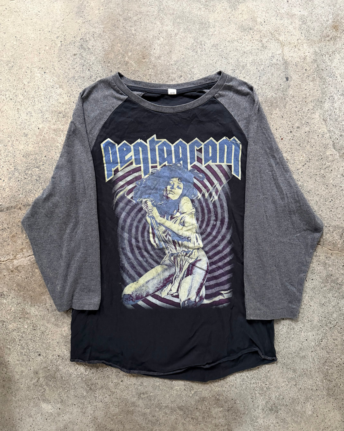 2010s Pentagram Raglan Long Sleeve | Size M