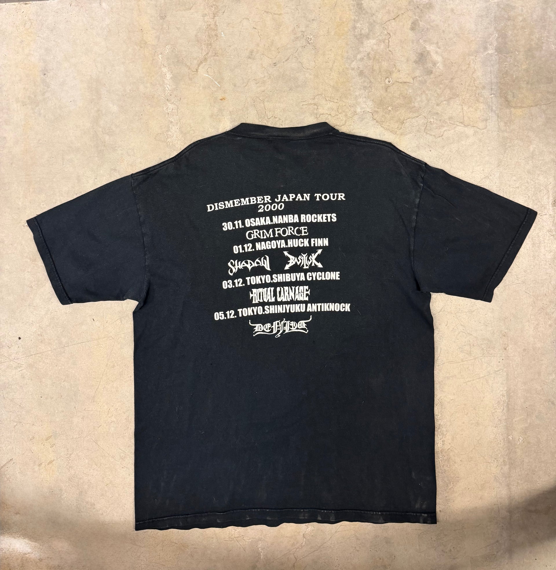 2000s Dismember Japan Tour Vintage Band Tee | Size XL