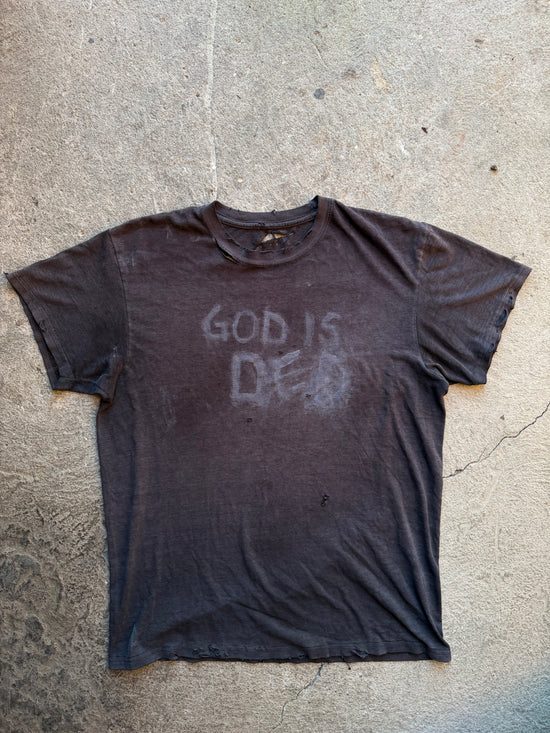 00s Vintage “God Is Dead” Distressed Tee | Size L