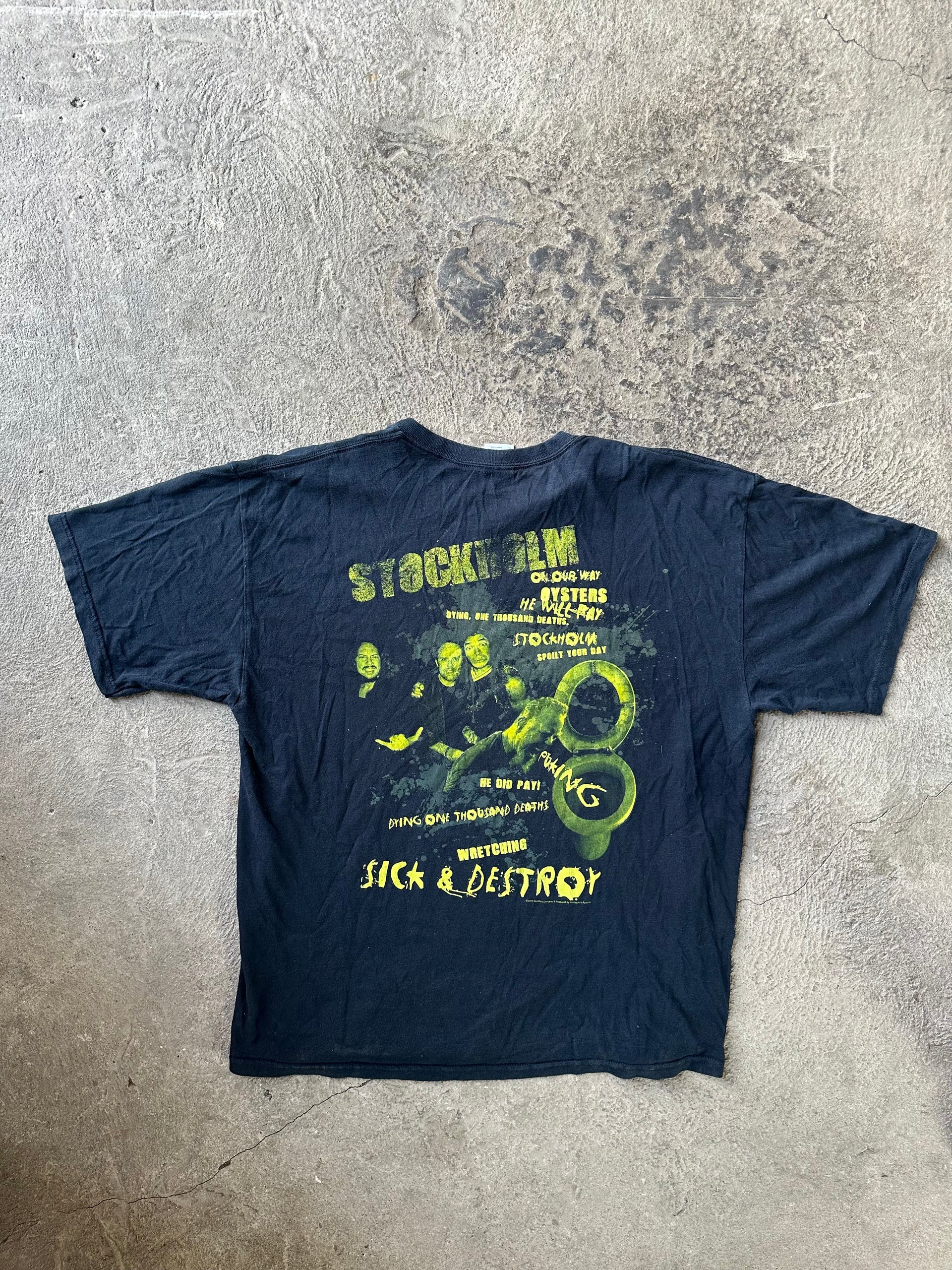 Metallica Stockholm Sick of the Studio 2007 Vintage Tour Tee | Size XL