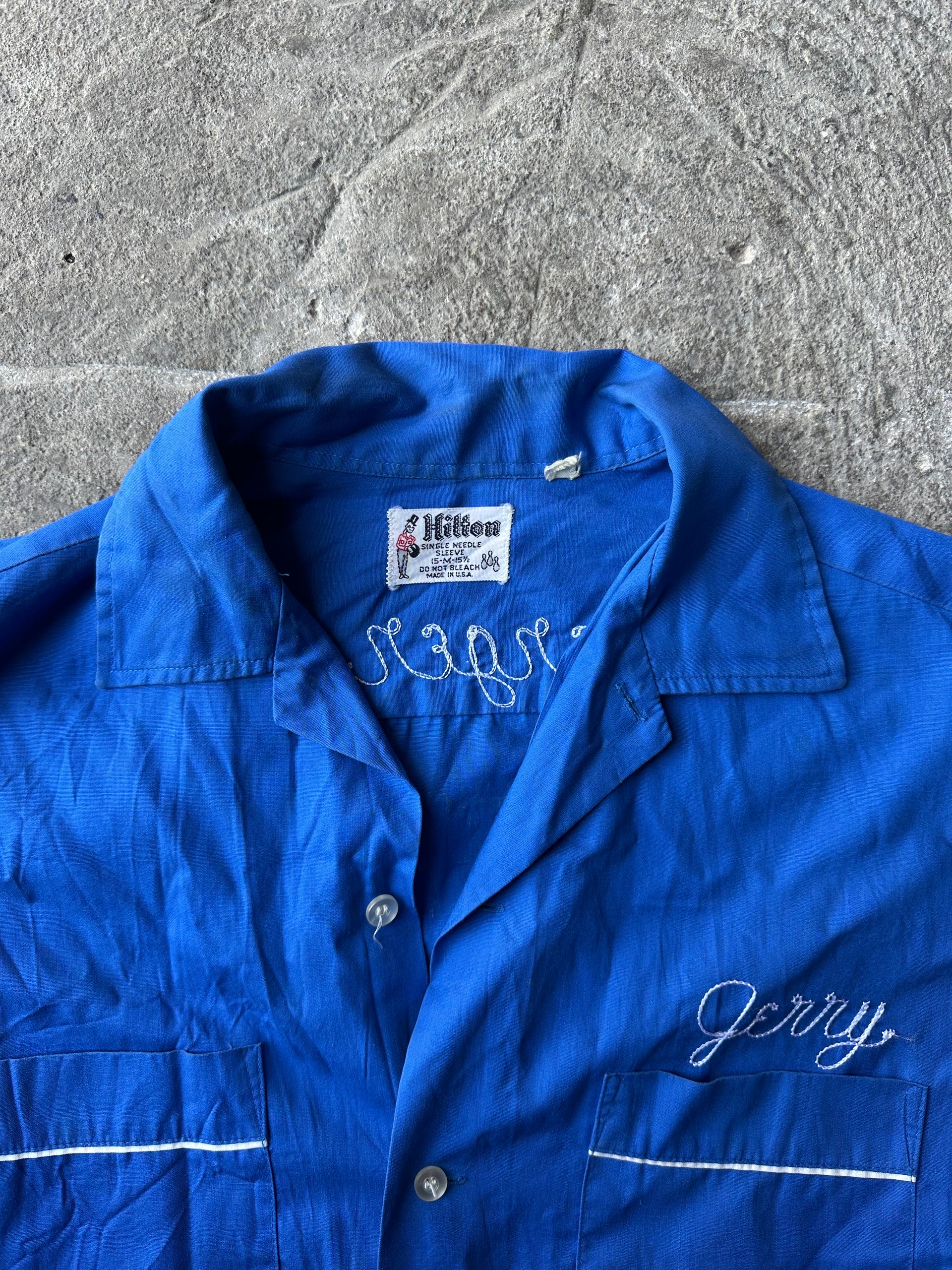 60s Hilton Bowling Shirt “Minot Stereo Land” | Size M