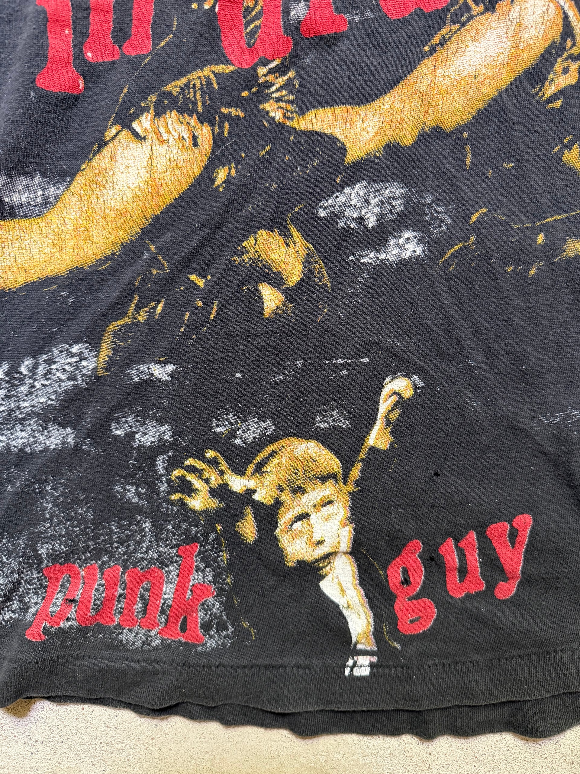 90s NOFX Punk in Drublic All Over Print Tee | Size L