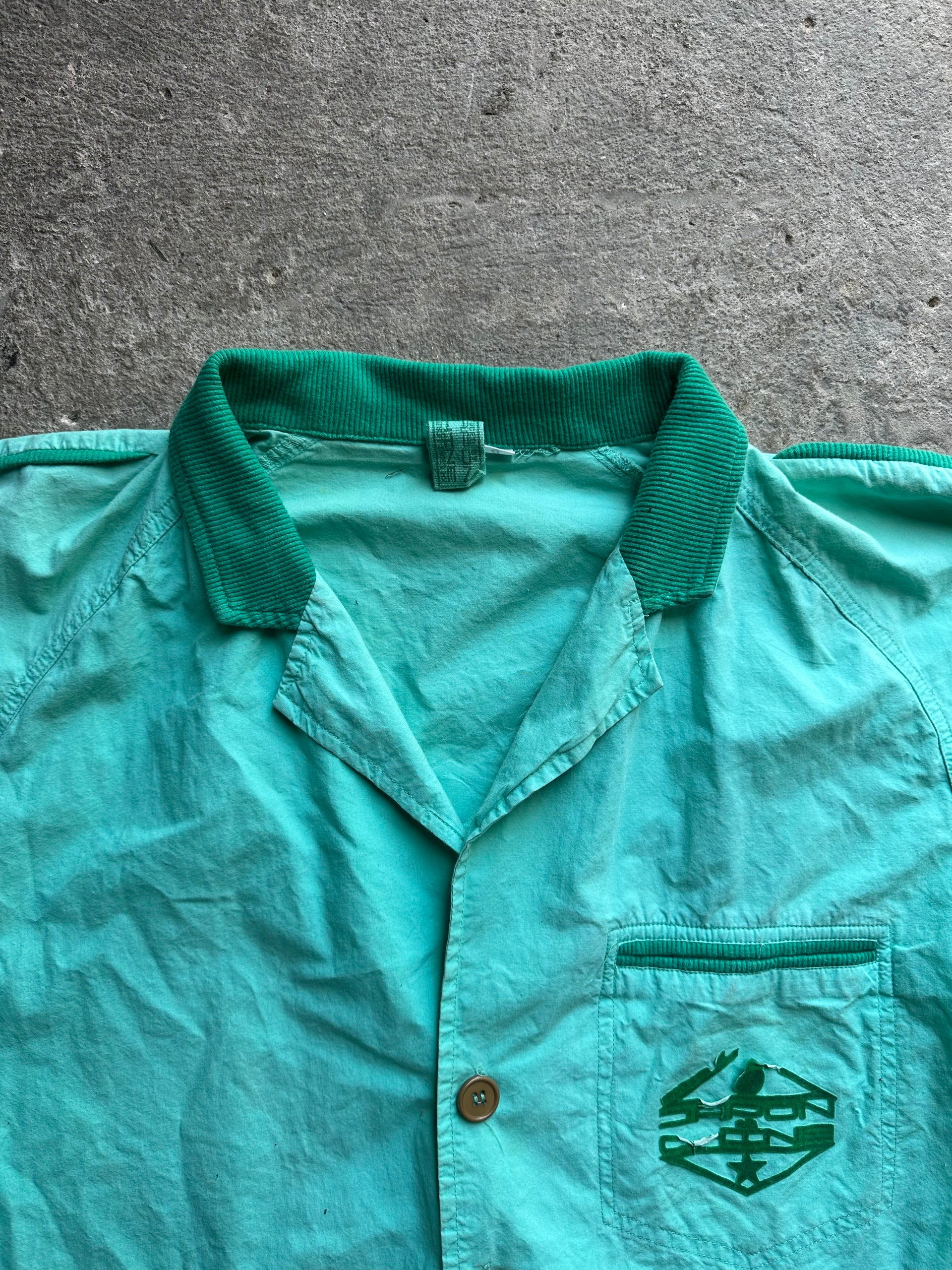 60/70s Hong Kong Work Shirt | Size M