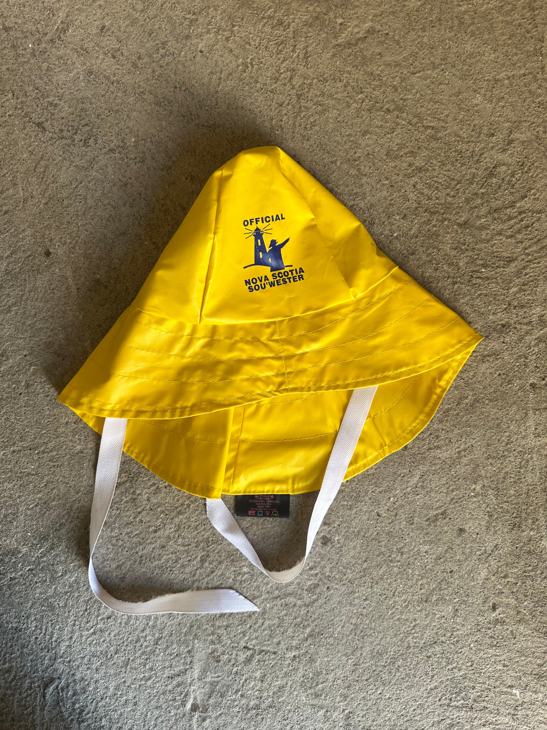 Vintage Nova Scotia Sou’wester Rain Hat | Adult Size